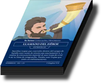 Pila de cartas de estrategia.