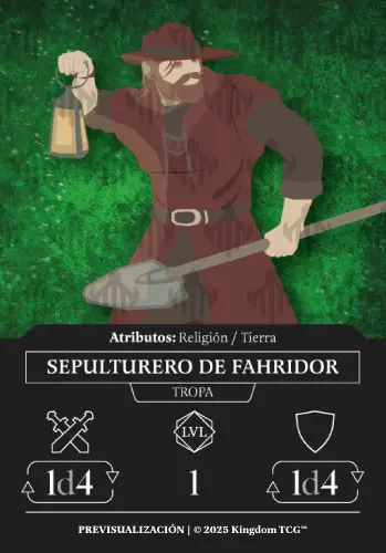 SEPULTURERO DE FAHRIDOR