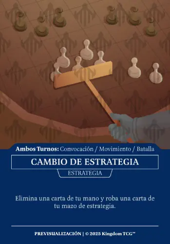 CAMBIO DE ESTRATEGIA