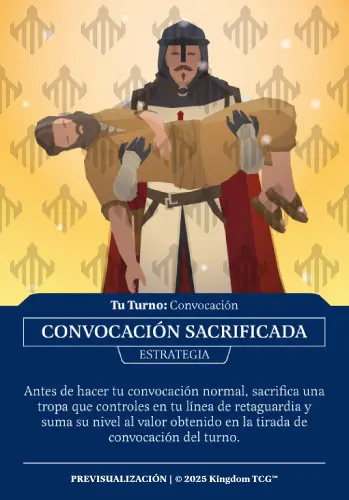 CONVOCACIÓN SACRIFICADA