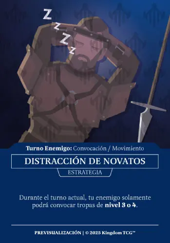 DISTRACCIÓN DE NOVATOS