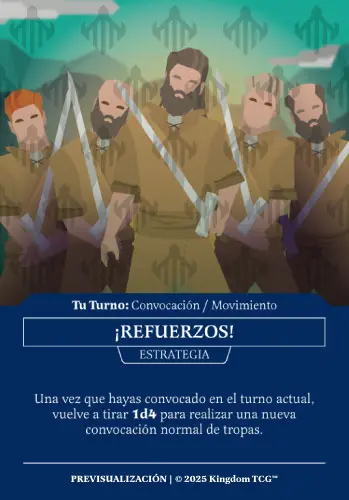 ¡REFUERZOS!