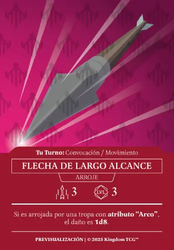 FLECHA DE LARGO ALCANCE