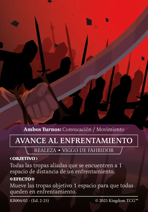 AVANCE AL ENFRENTAMIENTO
