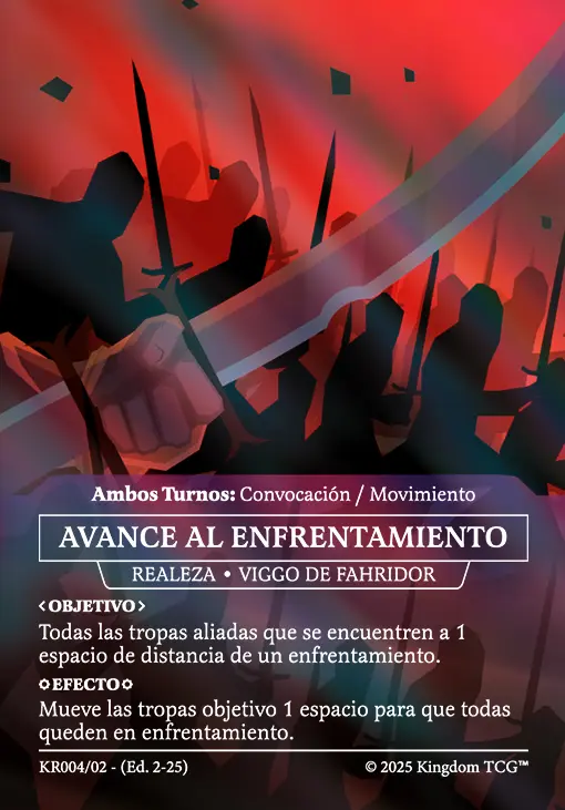 AVANCE AL ENFRENTAMIENTO