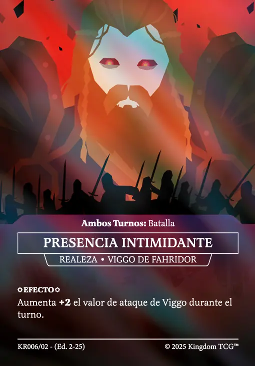 PRESENCIA INTIMIDANTE