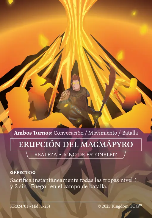 ERUPCIÓN DEL MAGMÁPYRO