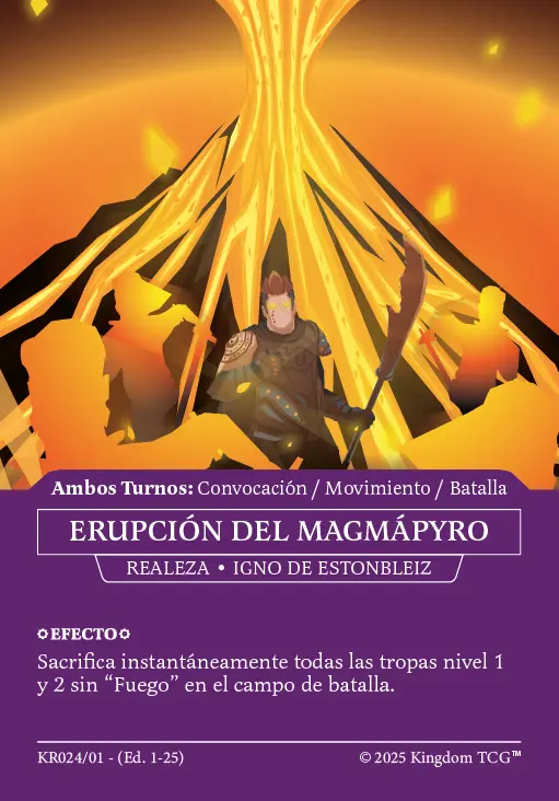 ERUPCIÓN DEL MAGMÁPYRO
