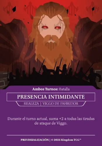 PRESENCIA INTIMIDANTE